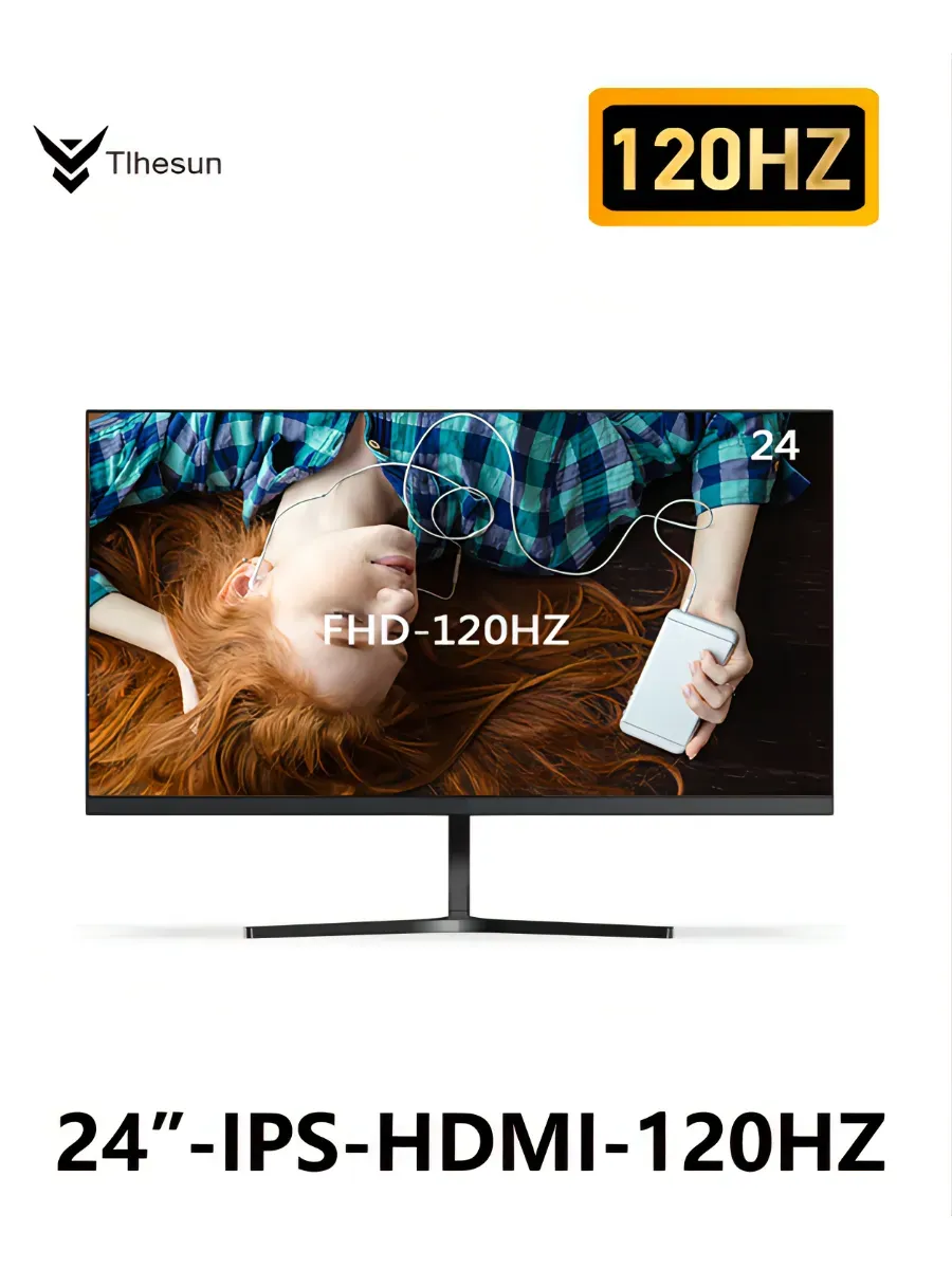 монитор 24 дюйма 120Гц IPS игровой для пк FHD 1920*1080