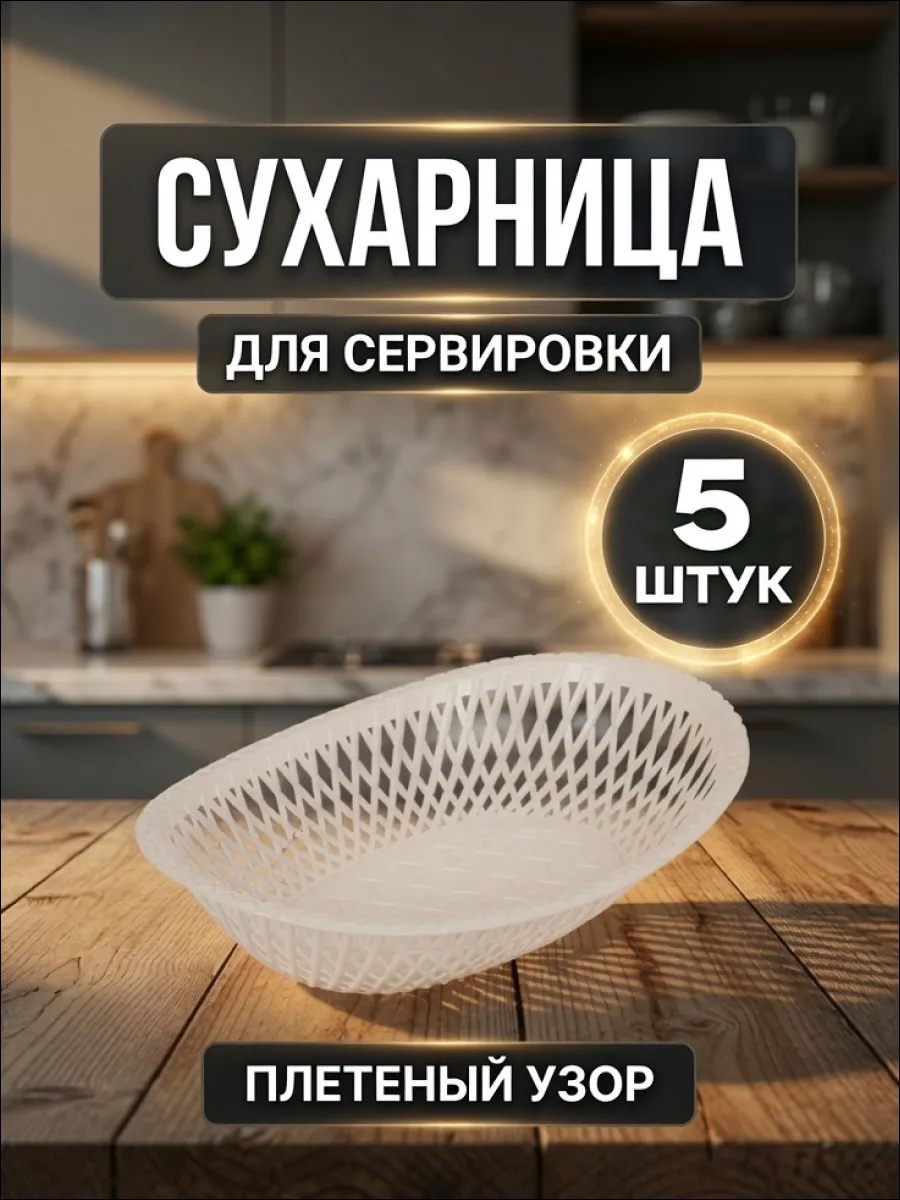Сухарница Хлебница Конфетница 5шт
