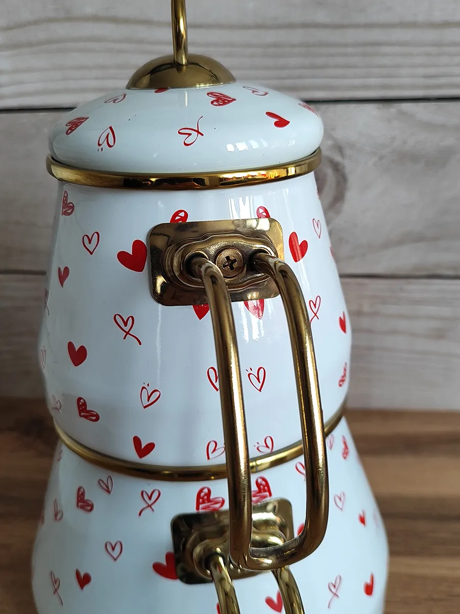 Emaye Çift Katlı Çaydanlık, 3 L 4