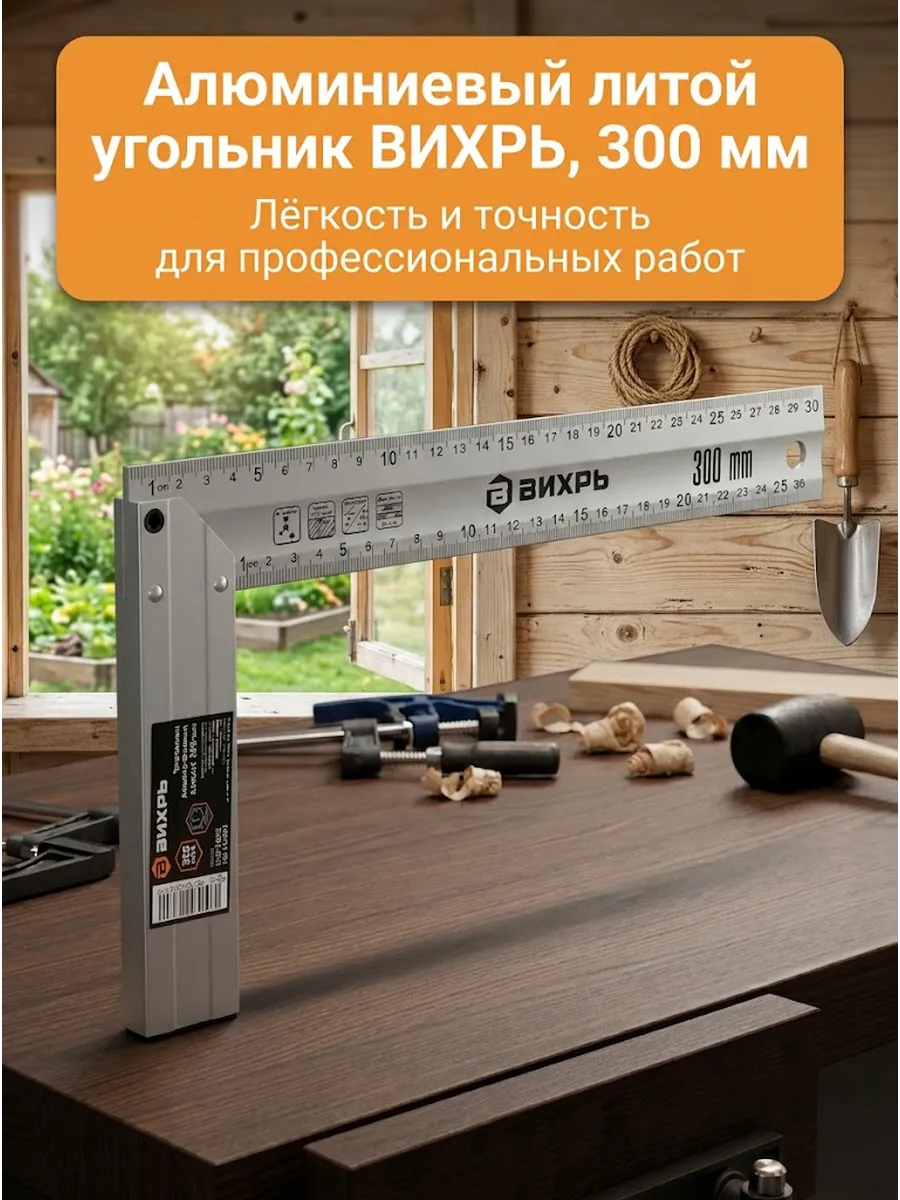 Угольник строительный металлический