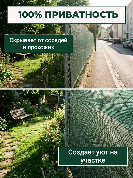Сетка затеняющая садовая для теплиц и забора 55% 4х5 м, 6x6 м, фото 2