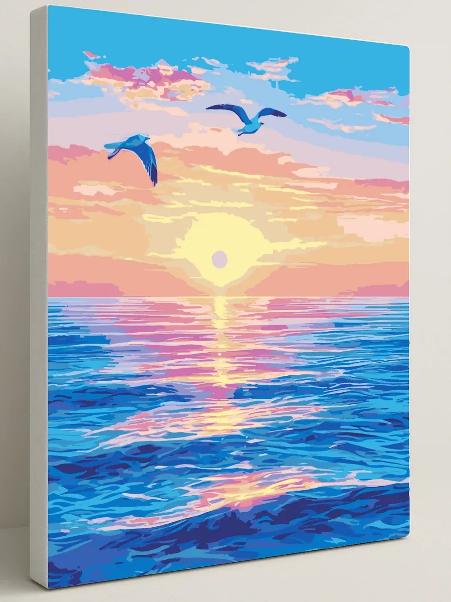 Картина по номерам - Море Тихого океана — 40×50 см