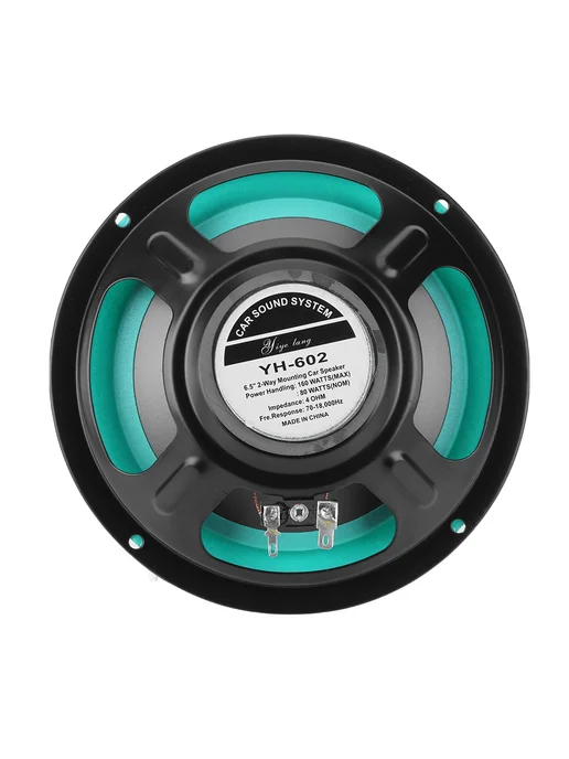 6.5" автоакустика 12V полночастотная, глушитель Влагозащищен, вариант, фото 2