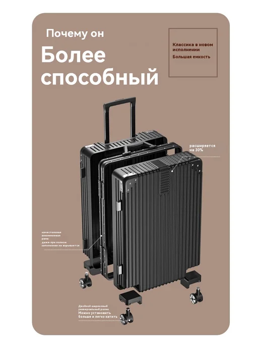 Чемодан цвет 26 дюймов, 30 дюймов, фото 8