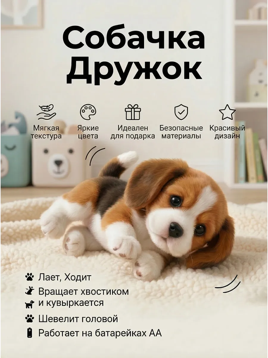 Интерактивная Собачка Дружок