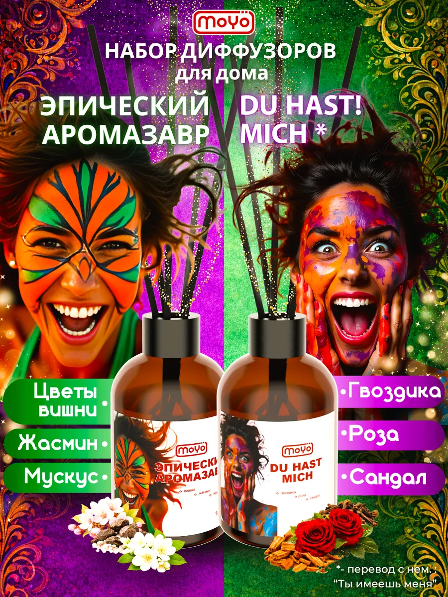 Диффузор для дома с палочками Набор №8