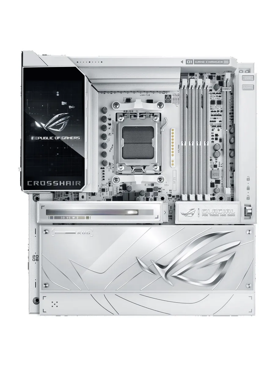 Asus Материнская плата ROG CROSSHAIR X870E GLACIAL AM5 AMD X870E
