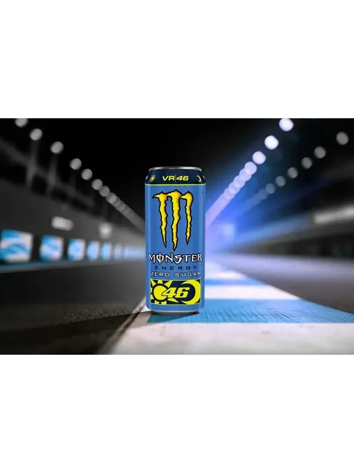 Monster Energy Ireland Энергетик Monster VR46 Valentino Rossi 1шт х 500мл, 1 шт, 500 мл, фото 2