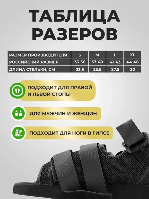Барука обувь для лечения переломов стопы и щиколотки, вариант, фото 5