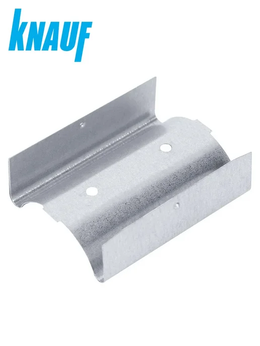 Knauf Подвесы для профиля прямой крепежный 60х27мм, 0,9мм 100 шт, 60x27 мм, 20 шт, фото 2