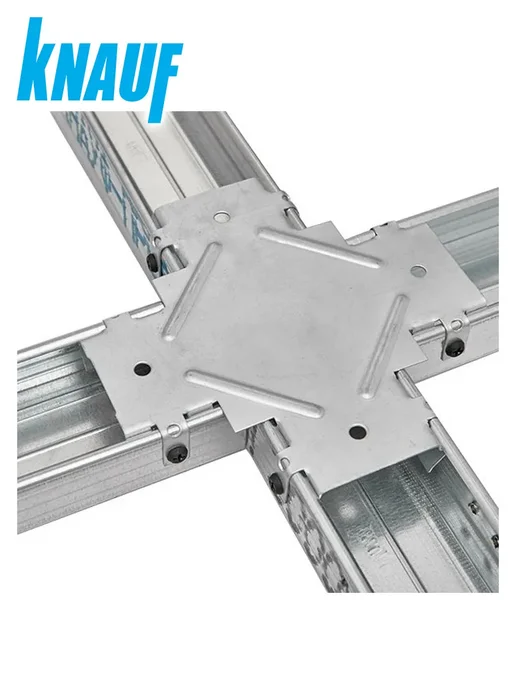 Knauf Подвесы для профиля прямой крепежный 60х27мм, 0,9мм 100 шт, 60x27 мм, 5 шт, фото 3