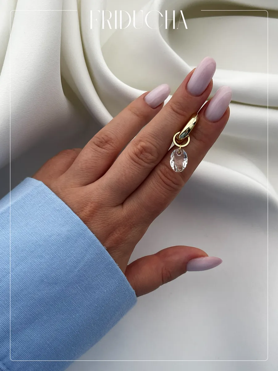 Подвеска Elliptic Cut Swarovski 11,5 мм, позолота
