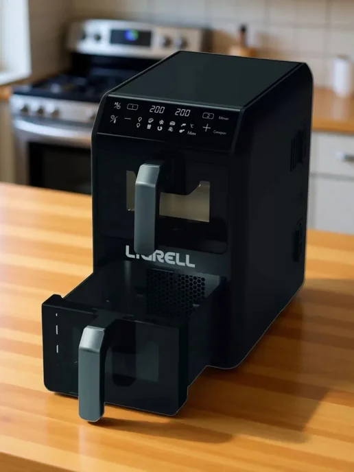 LIGRELL Аэрогриль LAIF-1004TB, чаши 5+5л, 2600 Вт, 1004 ТБ, 5 л, фото 8