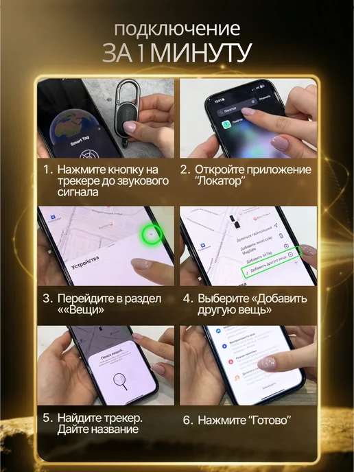 GWENYN GPS трекер, bluetooth метка, bluetooth apple airtag, вариант, фото 7