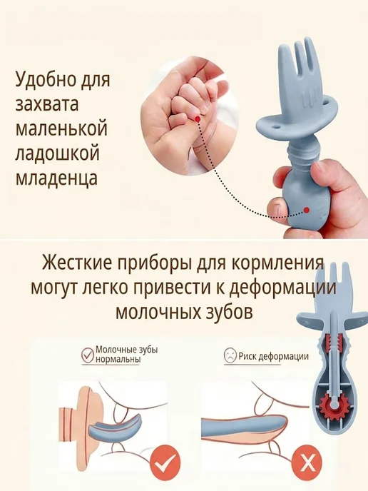 Набор посуды тарелка на присоске детская 8 шт, 8 шт, фото 7