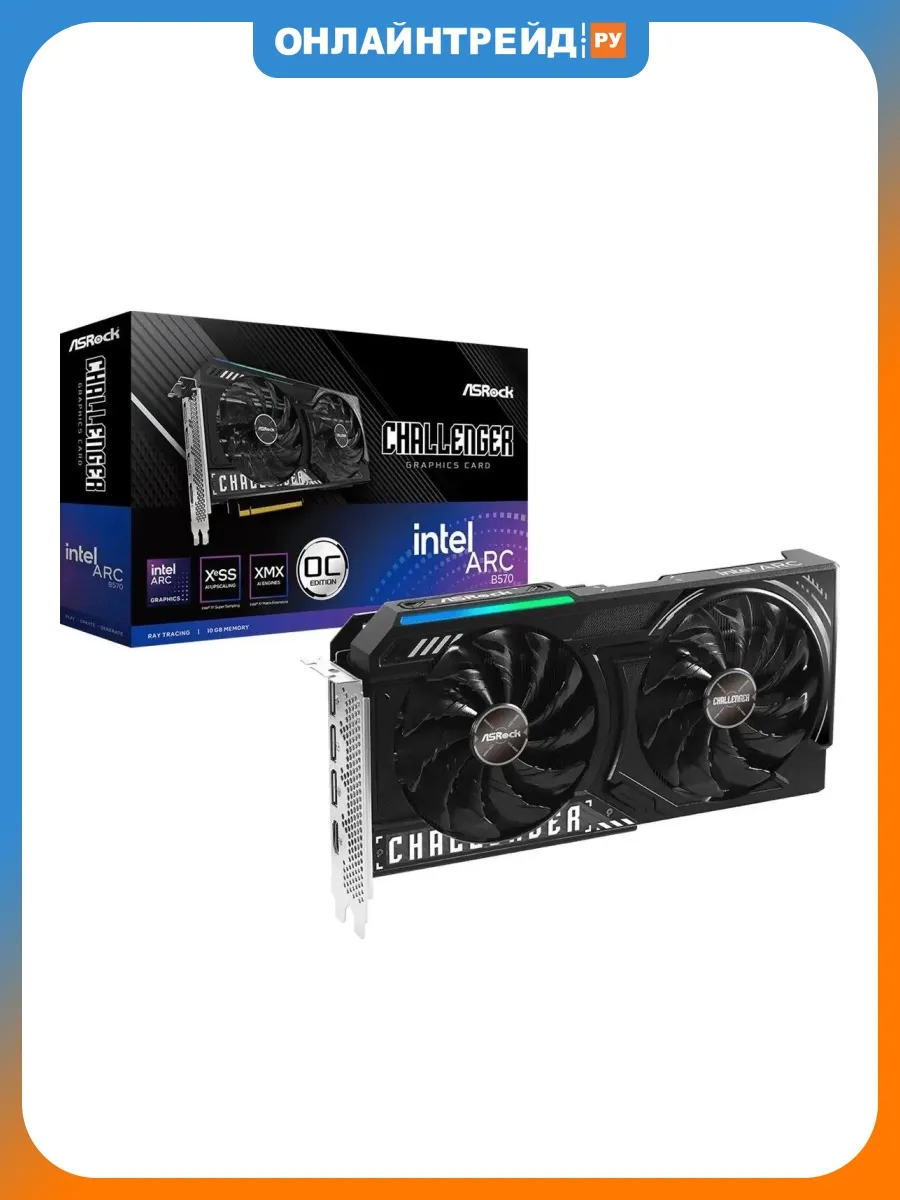 ASRock Видеокарта INTEL Arc B570 CHALLENGER CL 10GO 10G