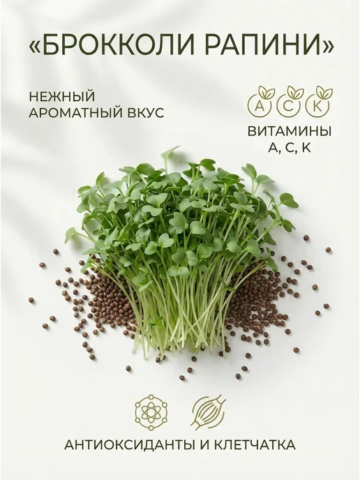 ZELINO Микрозелень набор для выращивания на окне 3 вида, 3 шт, фото 7