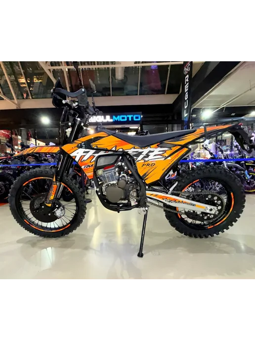 REGULMOTO Мотоцикл ATHLETE PRO NEW 6 передач с ПТС, оранжевый, фото 2