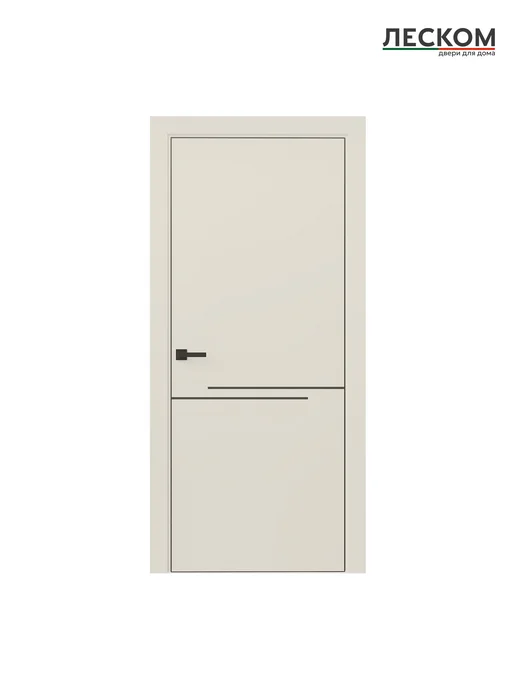 ЛЕСКОМ Дверь ECO М1 ЧК 800х2000, полотно, шарм суфле, МЧ, 700x2000, фото 2