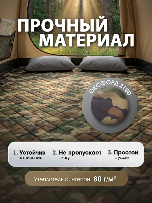 SPORTprime Туристический коврик, зеленый, фото 2