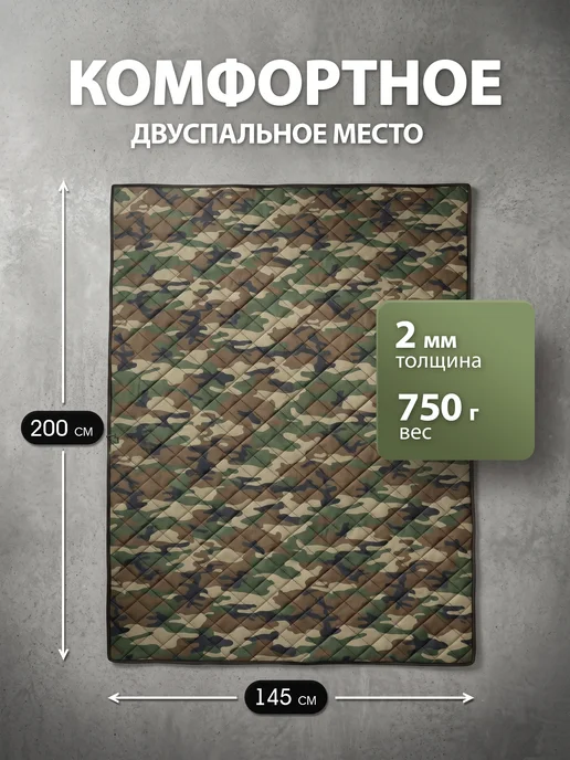 SPORTprime Туристический коврик, зеленый, фото 3