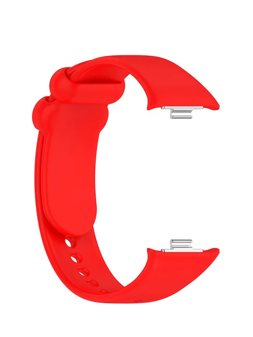 Силиконовый ремешок для Redmi Watch 6 5 4,спортивный браслет, красный, фото 3