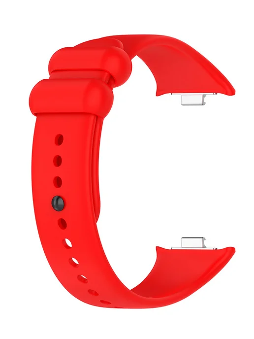 Силиконовый ремешок для Redmi Watch 6 5 4,спортивный браслет, красный, фото 4