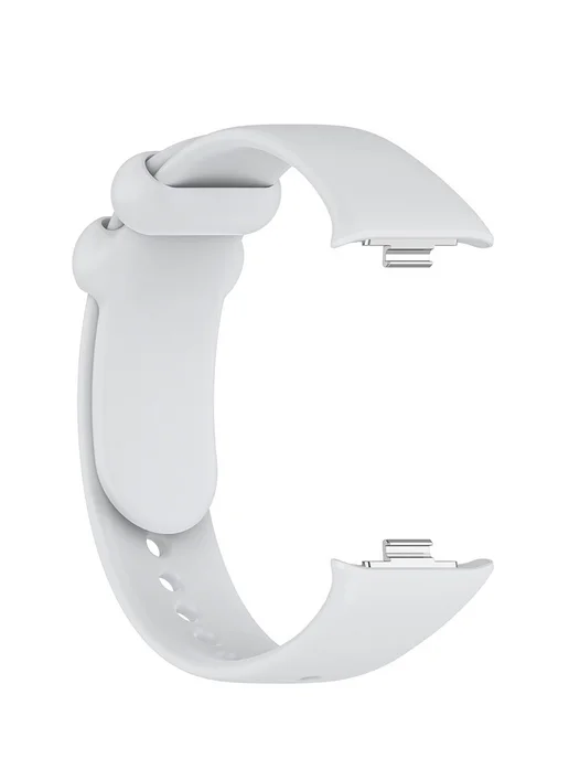 Силиконовый ремешок для Redmi Watch 6 5 4,спортивный браслет, белый, фото 3