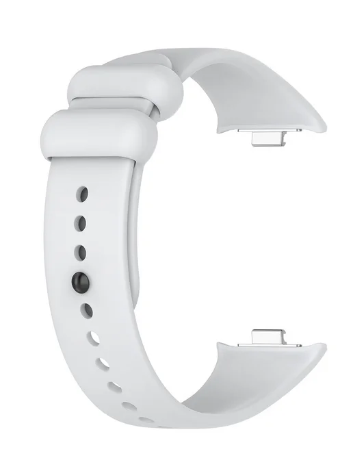 Силиконовый ремешок для Redmi Watch 6 5 4,спортивный браслет, белый, фото 4
