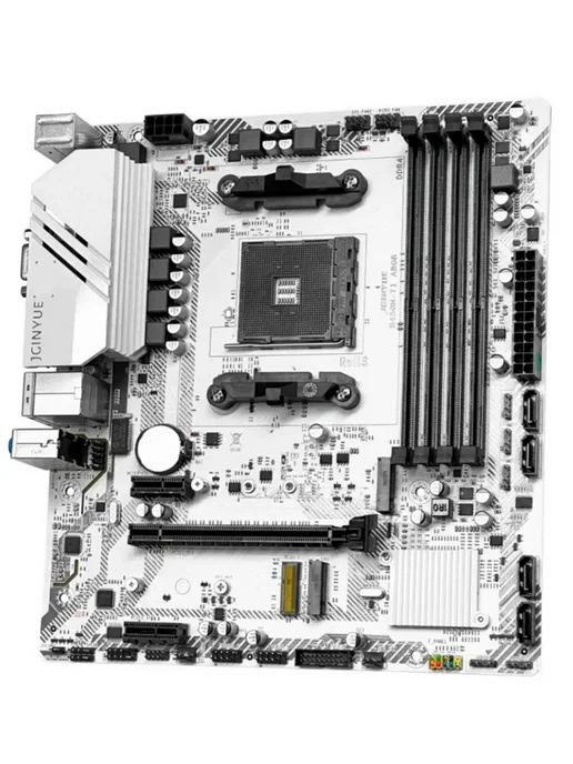 JGINYUE B450M-TI ARGB AMD AM4 DDR4 M.2 NVME WiFi Материнская плата, вариант, фото 2