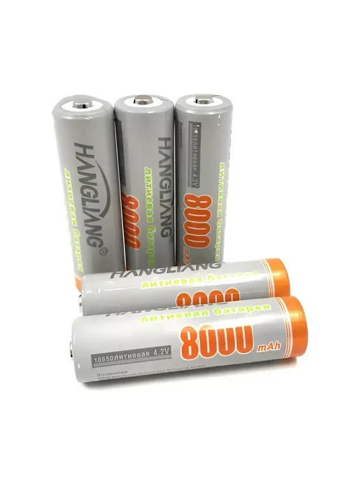 Аккумулятор 18650 высокотоковый 8000mAh 4,2В 2 штуки, 8000 мАч, фото 7