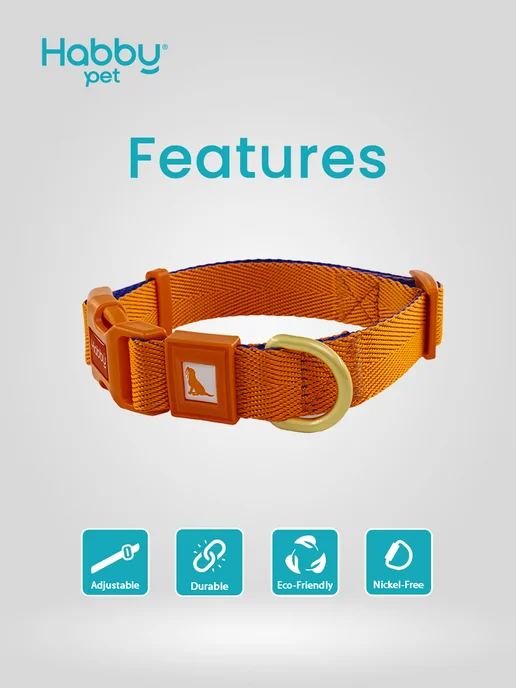 Habby Pet Ошейник для собак усиленный Heavy-Duty, синий, фото 3