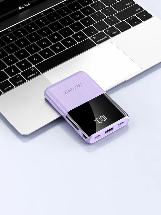 Zensence Внешний аккумулятор повербанк 10000mah мини, быстрая зарядка, 10000 мАч, фото 5