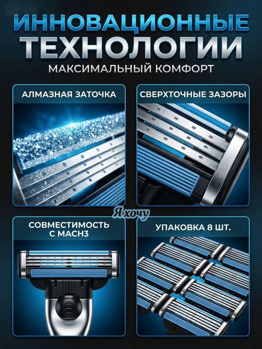 Эксклюзивные сменные бритвенные кассеты, вариант, фото 2