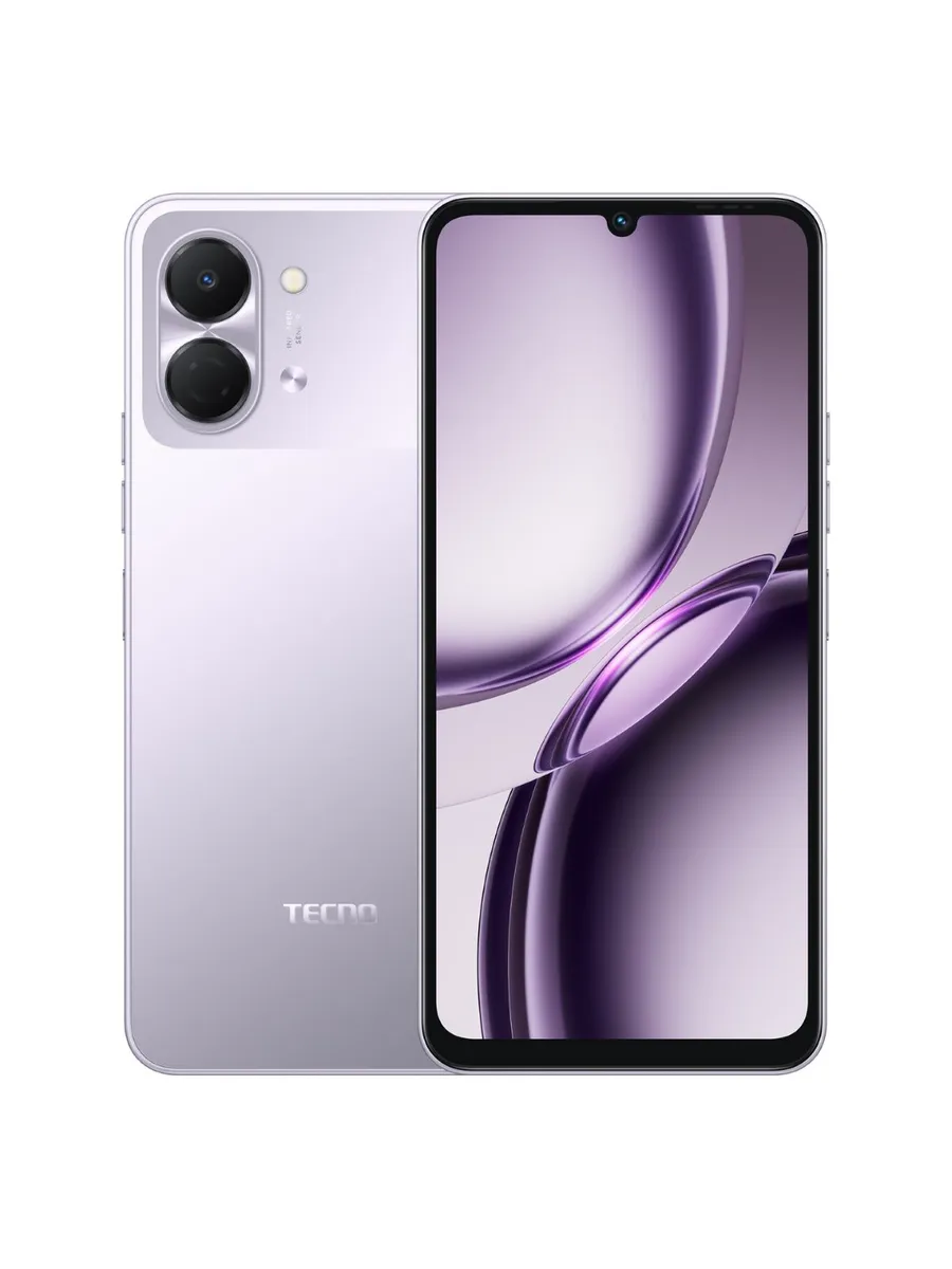 Смартфон Spark Go 3 4 128Gb Aurora Purple TECNO 909524033 купить в интернет‑магазине Wildberries