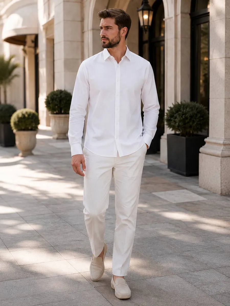 Рубашка мужская oversize модал премиум