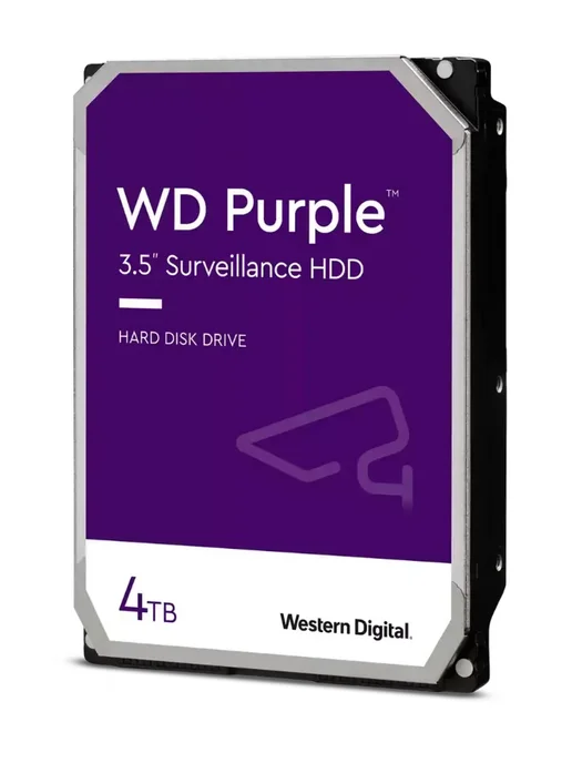 Western Digital Жесткий диск 4TB Purple, 4 ТБ