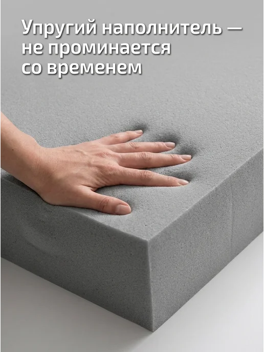 REAL POOF Диван кровать бескаркасное взрослым, коричневый, фото 7