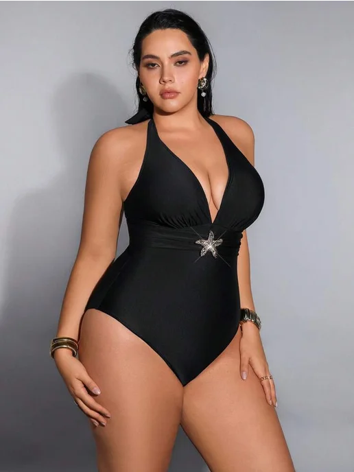 ZIRA_LINGERIE Купальник женский слитный, черный, фото 5