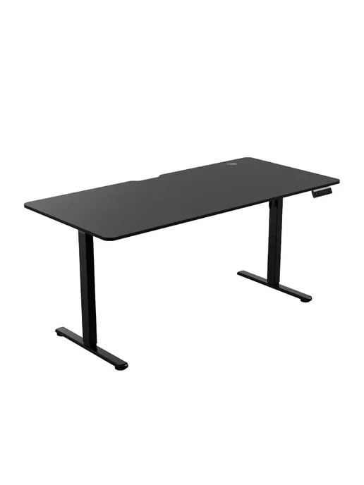 Zone 51 Стол компьютерный e-Freeflow 140x75 Dark Wood-Black, 160x75