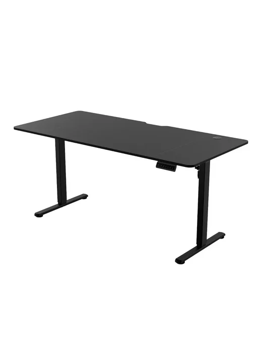 Zone 51 Стол компьютерный e-Freeflow 140x75 Dark Wood-Black, 160x75, фото 7