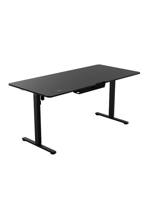 Zone 51 Стол компьютерный e-Freeflow 140x75 Dark Wood-Black, 160x75, фото 8