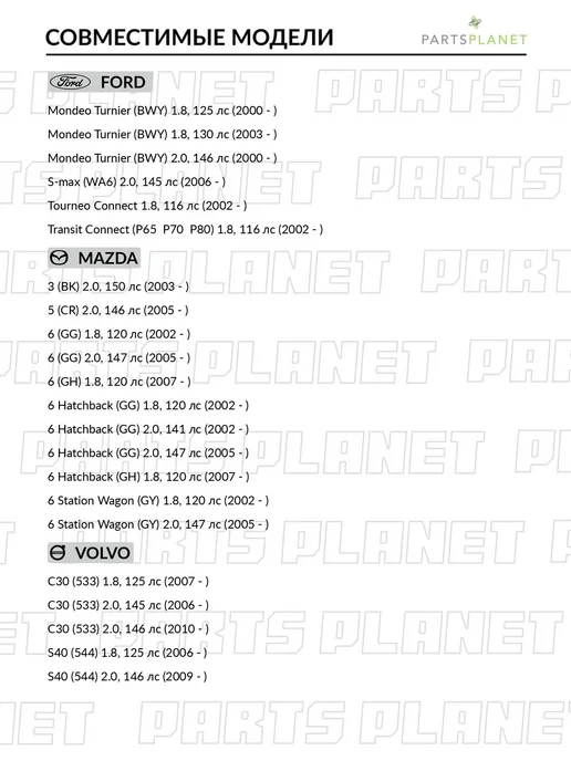 ABSEL Комплект цепи ГРМ, для Форд Фокус 2009-, Мазда 3 2003-, 6, вариант, фото 2