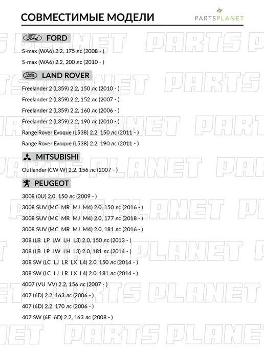 ABSEL Ролик натяжной ремня ГРМ, для Форд Фокус 2014-, Митсубиси, вариант, фото 5