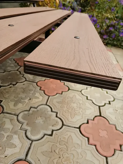 Заглушки для террасной доски (ДПК) 150х25, цвет орех, 10 шт, 150x25, 10 шт, фото 6