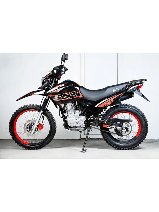 SPRMOTORS Мотоцикл Эндуро 230 см3 CrossRoad-1, Zongshen с ПТС, черный, фото 2