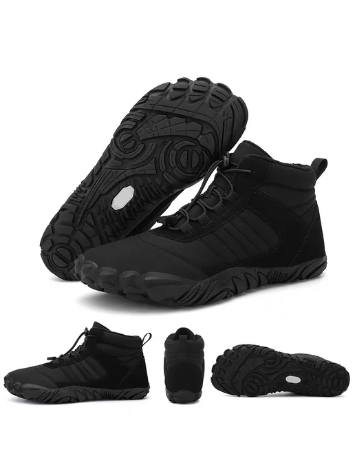 Кроссовки унисекс утеплённые Snow Boots, водонепрониц, неско, черный, фото 5