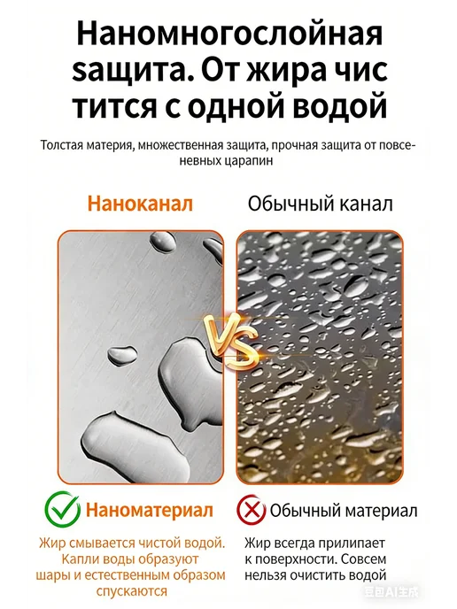 Мойка для кухни многофункциональная нержавейка врезная, серый, фото 2
