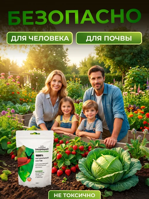 Люби, Выращивай! Удобряй! Средство от слизней и улиток, вариант, фото 8