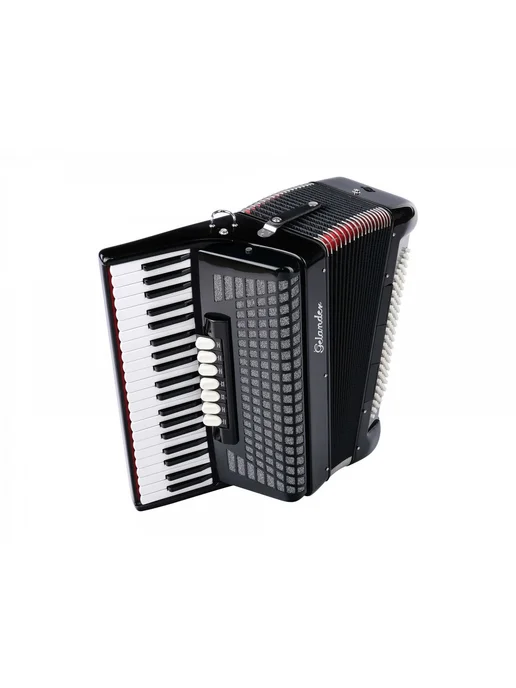Gelander GH2008H-3-BLACK Аккордеон 41 120 7+3, черный, черный, фото 2